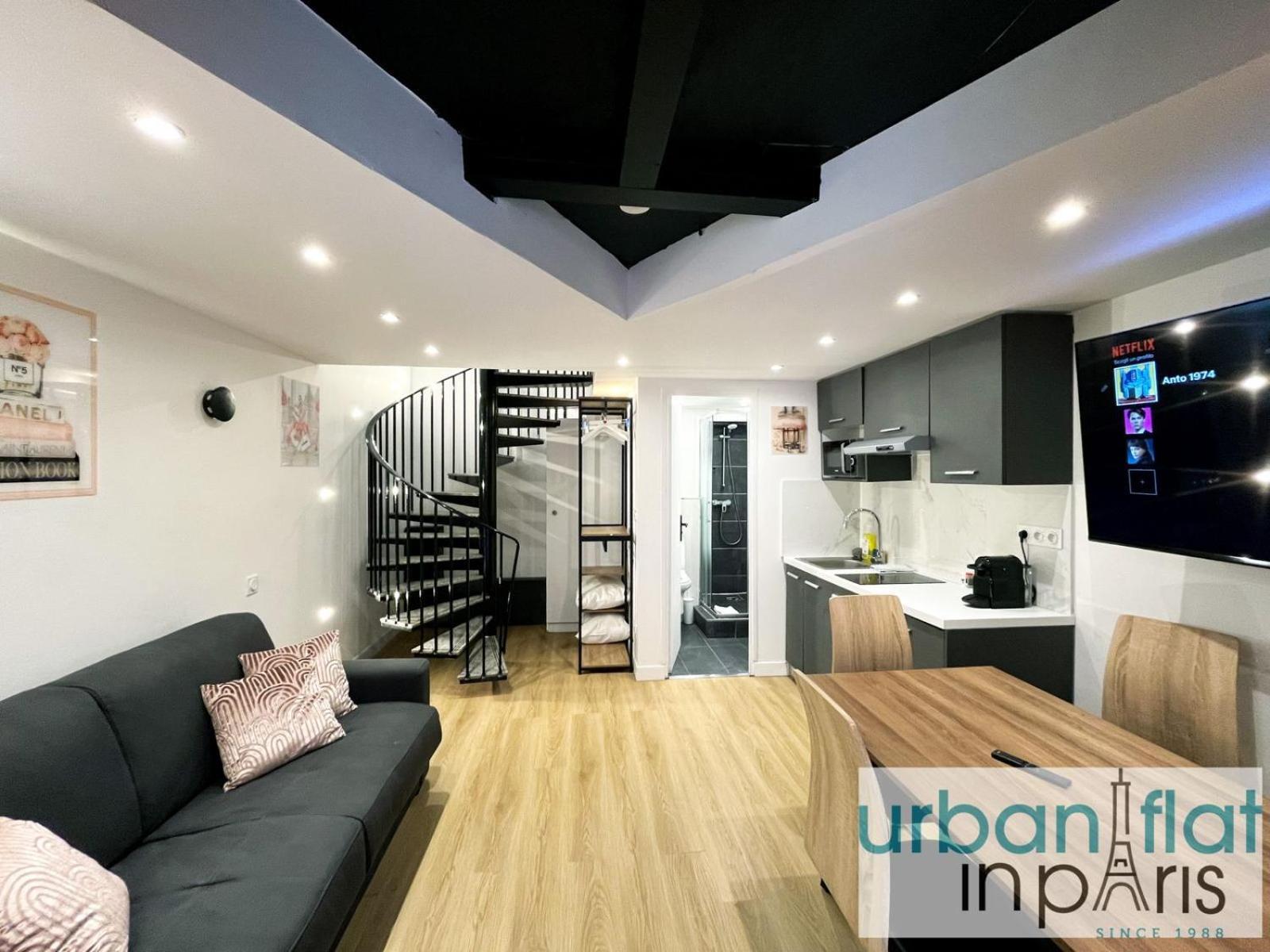 Urban Flat 179 - Pretty Loft Montorgueil Appartement Parijs Buitenkant foto