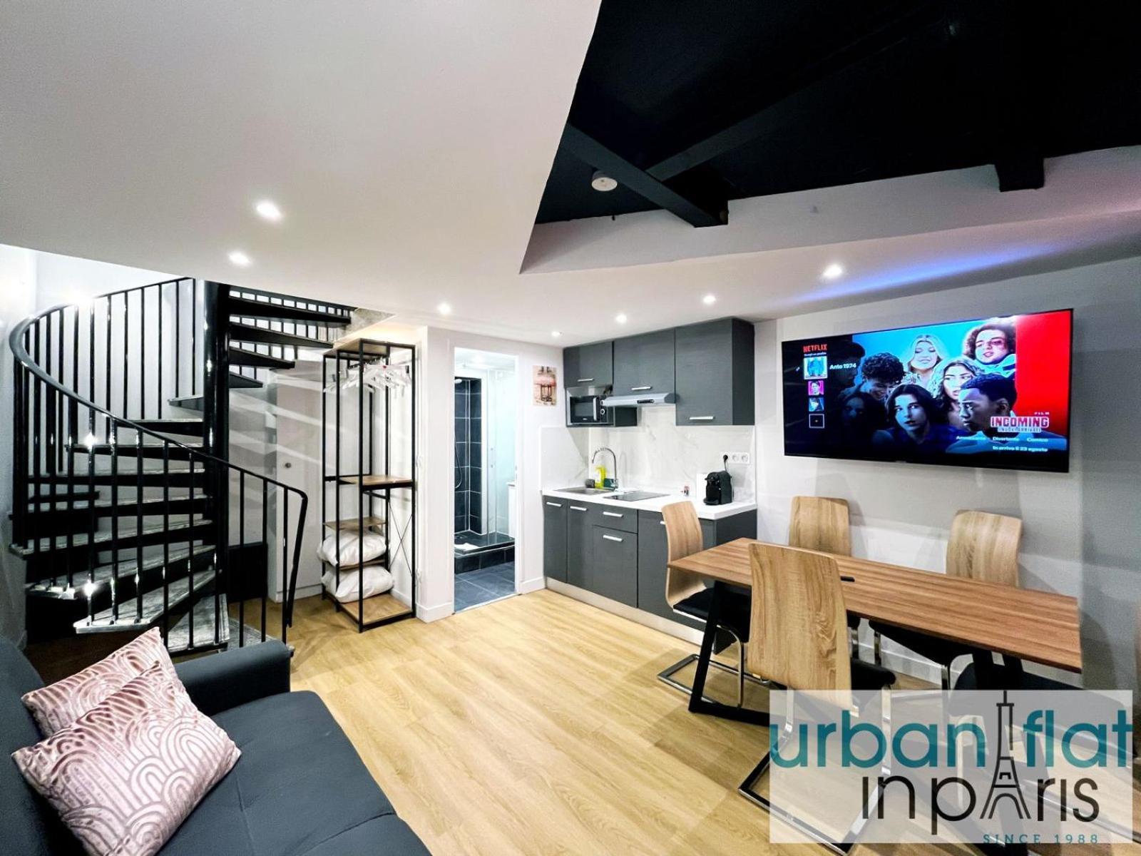 Urban Flat 179 - Pretty Loft Montorgueil Appartement Parijs Buitenkant foto